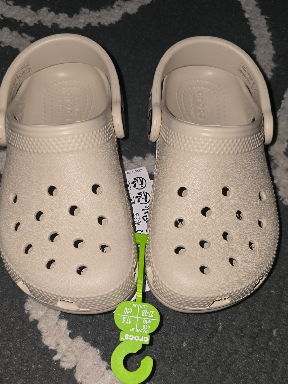 Classic Kids Clog - Cream Kids Shoes
